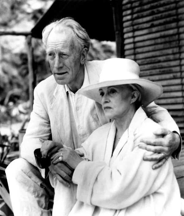 Jeanne Moreau with Max von Sydow