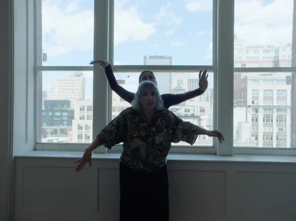 Merle Lister with Gina Healy