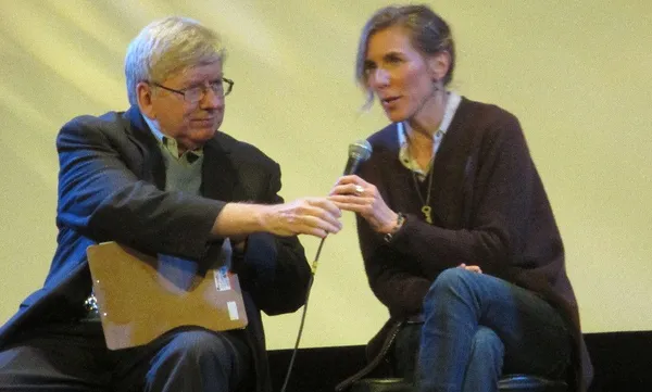Amy Berg with Michael Winship