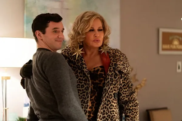 Michael Urie with Jennifer Coolidge in Single All The Way