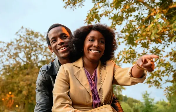 Micheal Ward and Amarah-Jae St Aubyn in Lovers Rock