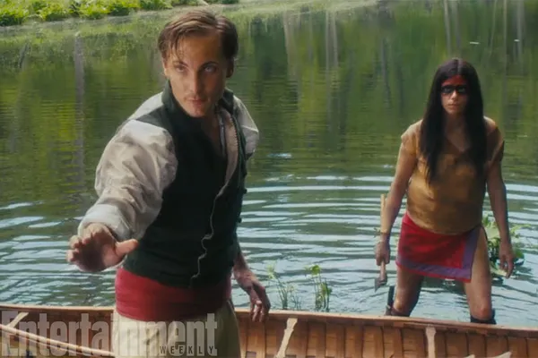 Eamon Farren and Kaniehtiio Horn in Mohawk