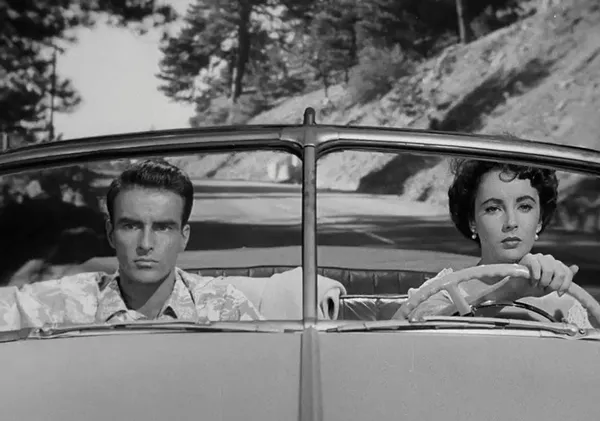 Montgomery Clift with Elizabeth Taylor in A Place In The Sun