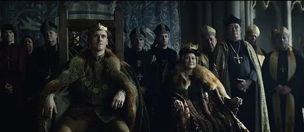 Trine Dyrholm with Morten Hee Andersen and Søren Malling in Margrete: Queen Of The North