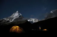 Mount Meru base camp