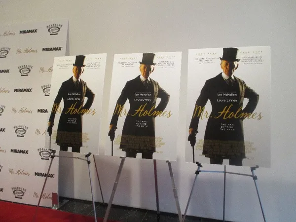 Mr. Holmes US posters at the NYC premiere