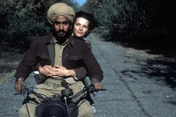 Naveen Andrews with Juliette Binoche