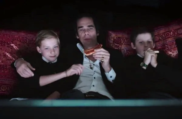 Nick Cave with Arthur and Earl