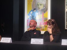 Nicola Maccanico and Francesca Archibugi at the Open Roads: New Italian Cinema press conference