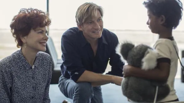 Nicole Kidman, David Wenham and Sonny Pawar in Lion 2
