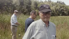 Niklas Frank, Philippe Sands and Horst von Wächter near Zhovkva: "There is a sense that Horst can accurately claim that Nik's hatred is based on the personal ground, not on a moral one."