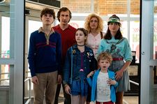 Ann Roth’s costumes on Sam Nivola, Adam Driver, May Nivola, Greta Gerwig, Raffey Cassidy and Dean or Henry Moore