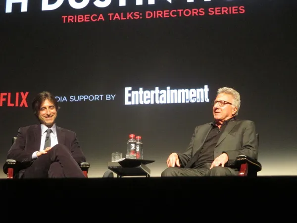 Noah Baumbach and Dustin Hoffman 2