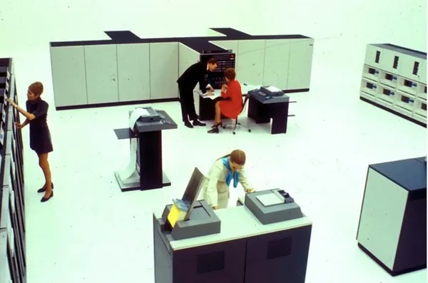 An IBM office