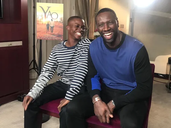 Omar Sy and Lionel Basse