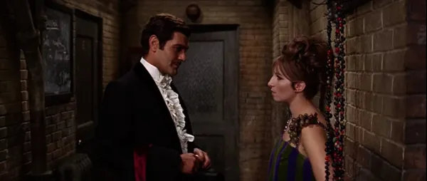 Omar Sharif and Barbra Streisand in Funny Girl