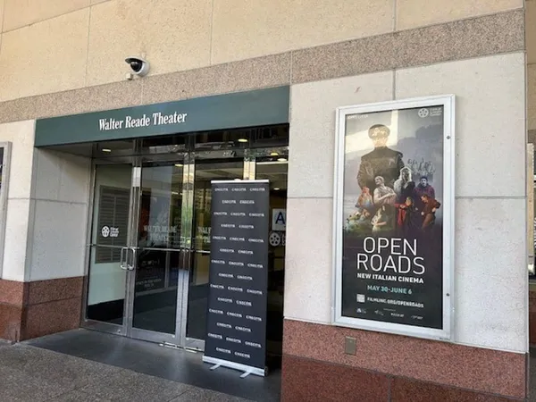 Open Roads New Italian Cinema poster at the Walter Reade Theater, Lincoln Center 2