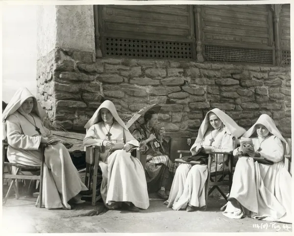 On the set of Black Narcissus