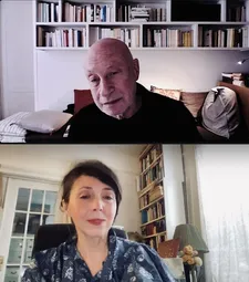Pascal Bonitzer with Anne-Katrin Titze on Scottie’s in Auction: “It’s an allusion to Vertigo because it’s a great movie. Scottie’s, yes, it’s Sotheby’s, it’s Christie’s, it’s a big auction house.”