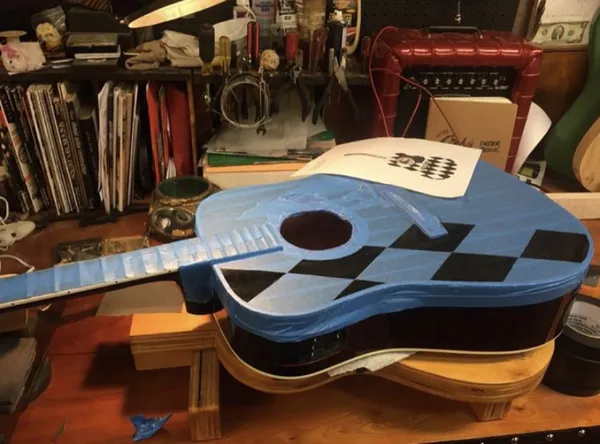 Cindy Hulej's Paterson guitar
