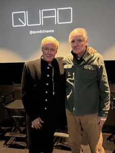 Obsessed With Light composer Paul Cantelon with music producer and 99 Records founder Ed Bahlman at the Quad Cinema