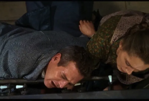 Paul Newman, Carolyn Conwell and Wolfgang Kieling in Torn Curtain