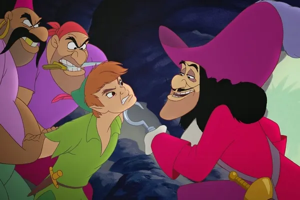 Peter Pan and Captain Hook