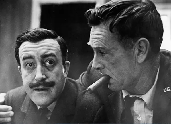 Peter Sellers and Sterling Hayden in Dr. Strangelove Or: How I Learned To Stop Worrying And Love The Bomb