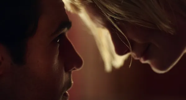 Christopher Abbott and Mia Wasikowska in Piercing