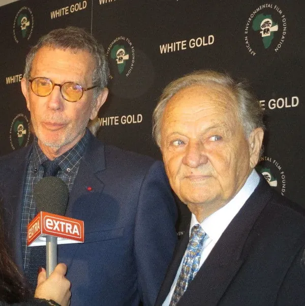 Arne Glimcher and Simon Trevor
