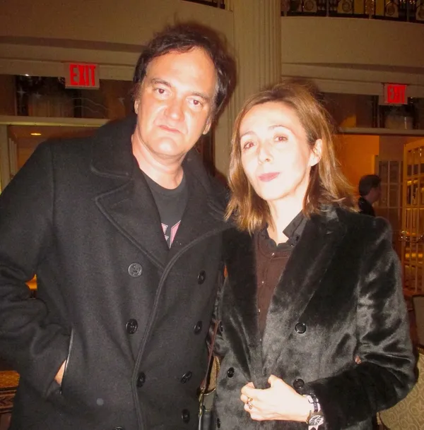 Quentin Tarantino with Anne-Katrin Titze