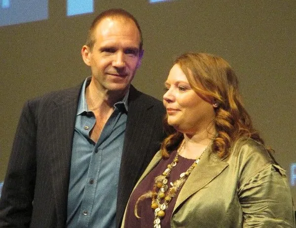 Ralph Fiennes and Joanna Scanlan