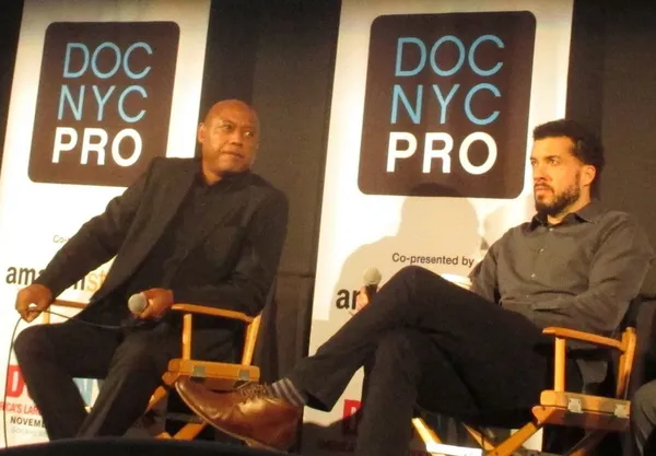 Raoul Peck and Ezra Edelman
