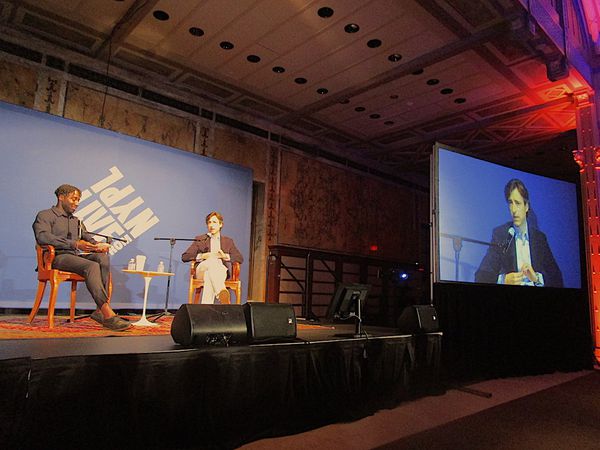 Noah Baumbach with The New York Times culture reporter Reggie Ugwu at LIVE from NYPL on the final scene in White Noise: “I reached out to James Murphy (LCD Soundsystem), a close friend of mine. We worked together on Greenberg …”