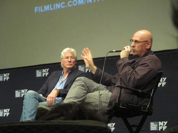 Richard Gere with Oren Moverman