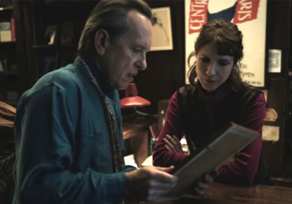 Richard E Grant and Dolly Wells