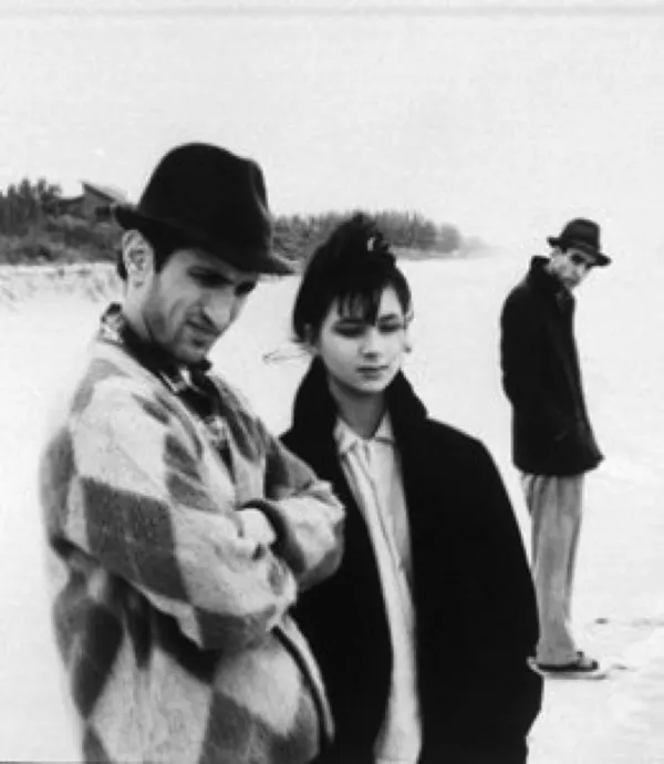 Richard Edson, Eszter Balint and John Lurie in Stranger Than Paradise