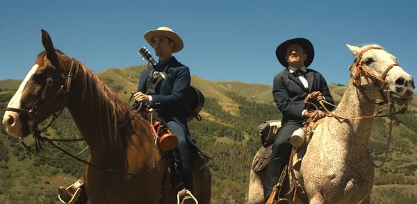 Robert Pattinson and David Zellner in Damsel