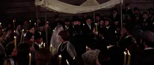 Tzeitel (Rosalind Harris) marrying Motel (Leonard Frey) under the chuppah