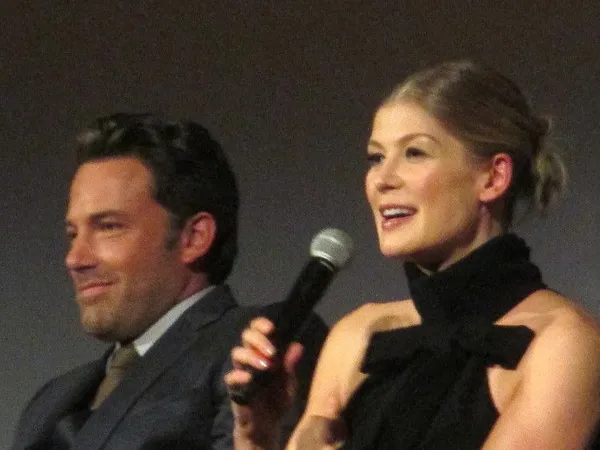 Rosamund Pike with Ben Affleck