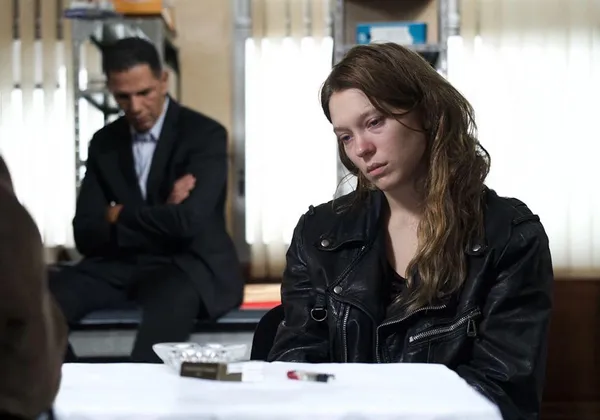 Roschdy Zem with Léa Seydoux