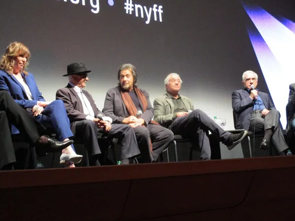 Jane Rosenthal, Joe Pesci, Al Pacino, Robert De Niro, and Martin Scorsese