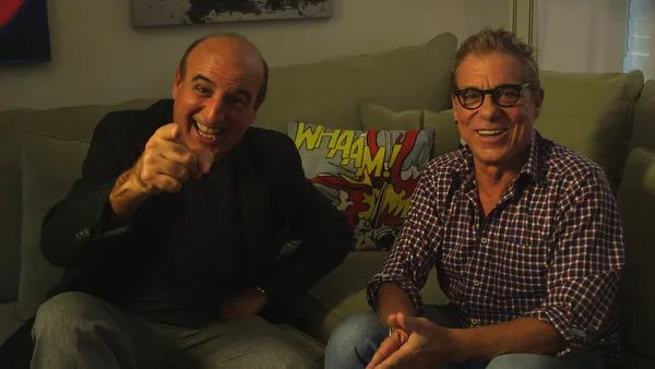 Ruben Pla and Russell Mulcahy in The Horror Crowd