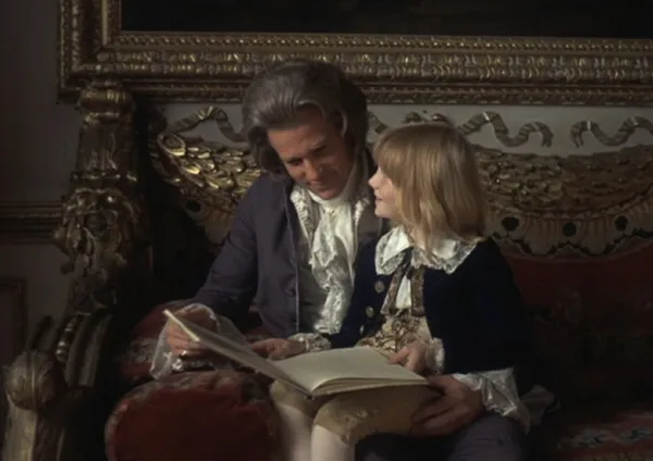 Ryan O'Neal and David Morley in Barry Lyndon 2
