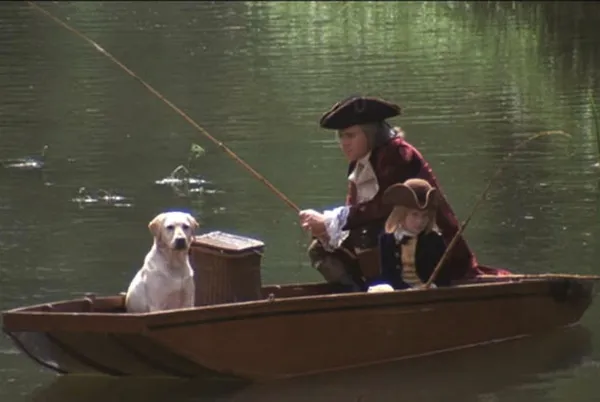 Ryan O'Neal and David Morley in Barry Lyndon