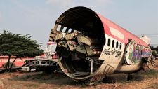 An aeroplane graveyard in Bangkok