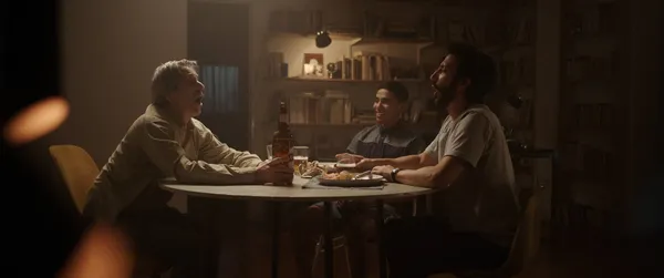 Alfredo Castro and Juan Minujín in The Substitute