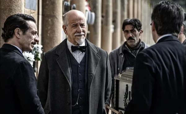 Salvatore Ficarra with Toni Servillo in Strangeness