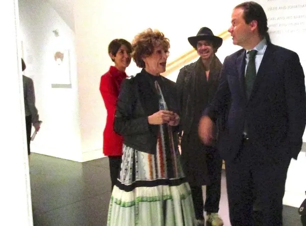 Sandy Schreier with Max Hollein