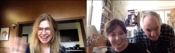 Sara Driver with Anne-Katrin Titze and Ed Bahlman